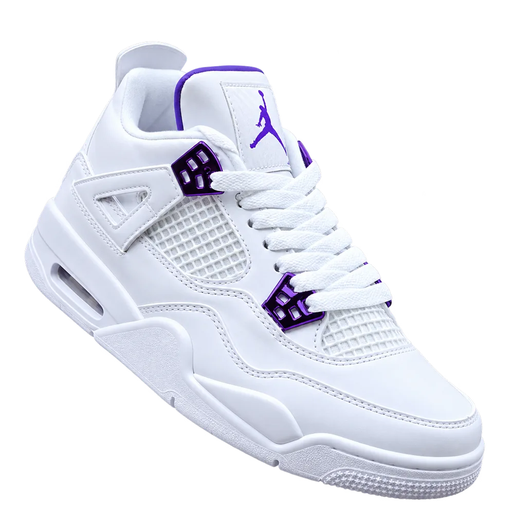 Air Jordan 4 Metallic Purple Style