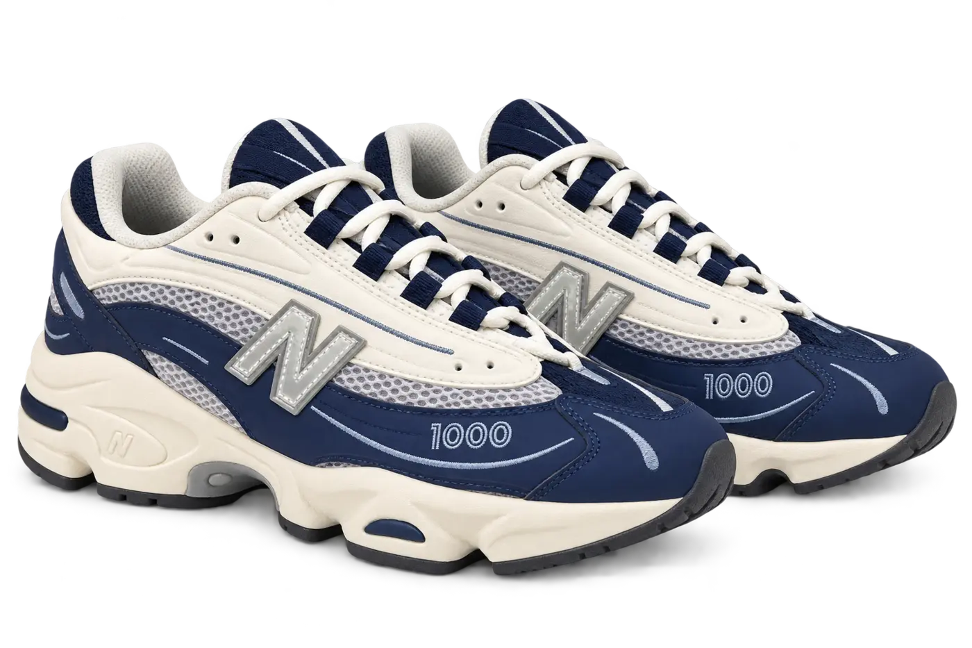 New Balance 1000 Navy Silver