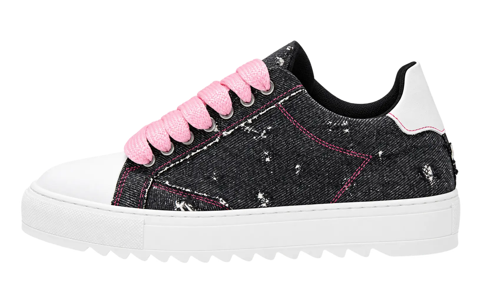 Vista lateral Numeris Pink Denim